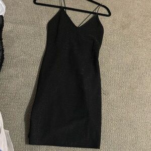 Sparkly going out black dress